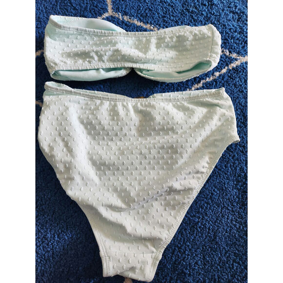 Cabana Del Sol Women's 2 Piece High Waisted Bikini Small - Picture 2 of 7